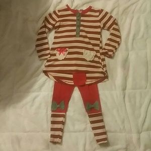 Girls|tunic|leggings|set|size 4-5